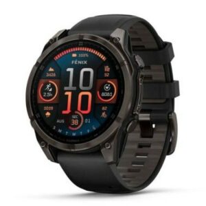 Garmin Reloj Multideporte GPS Fenix 8 Sapphire DLC Titan, 47 mm, AMOLED