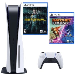Consola Play Station 5 Slim Digital 1TB + 2 juegos (Returnal y Ratchet & Clank) 4K HDR