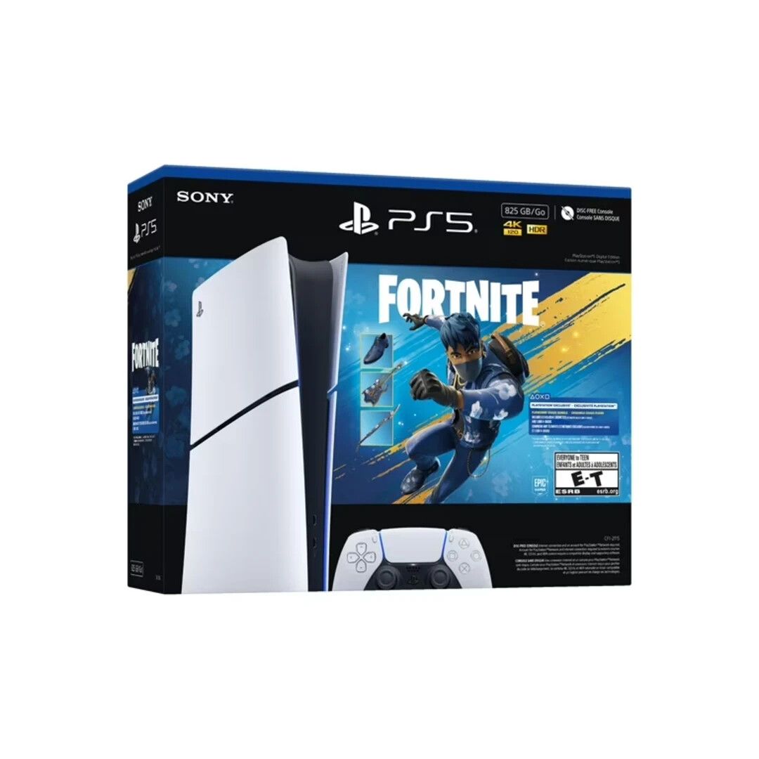 Consola Play Station Ps5 Slim Digital 825GB/Go Fortnite 4K HDR